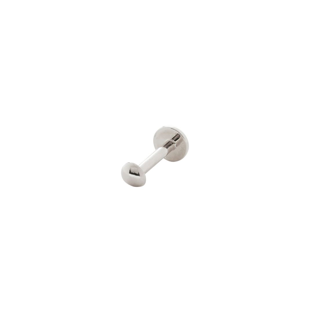 Nura Mini Nugget Flat Back Piercing Stud
