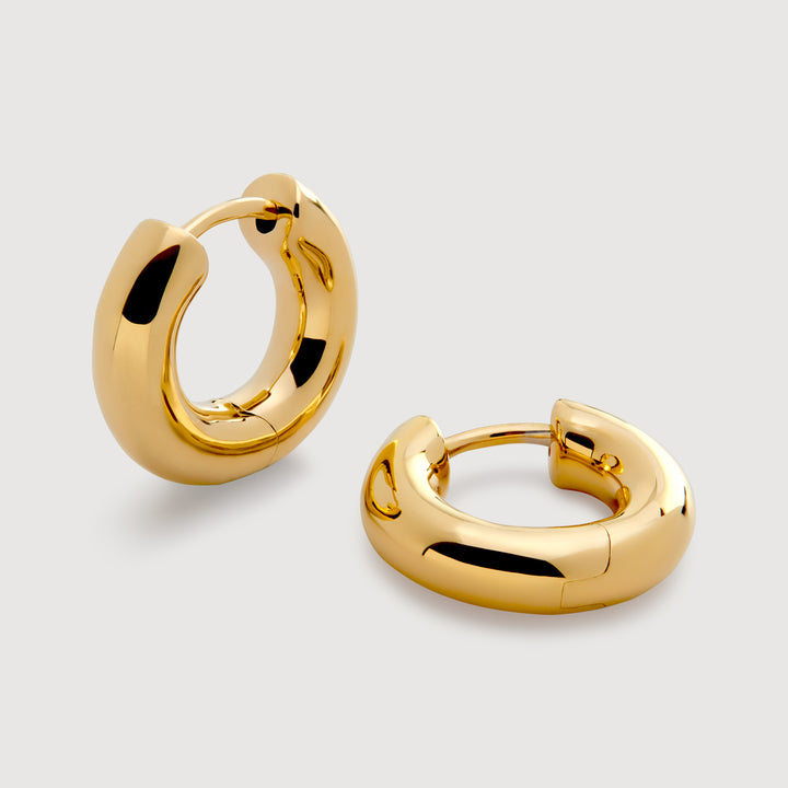 Click Medium Hoop Earrings