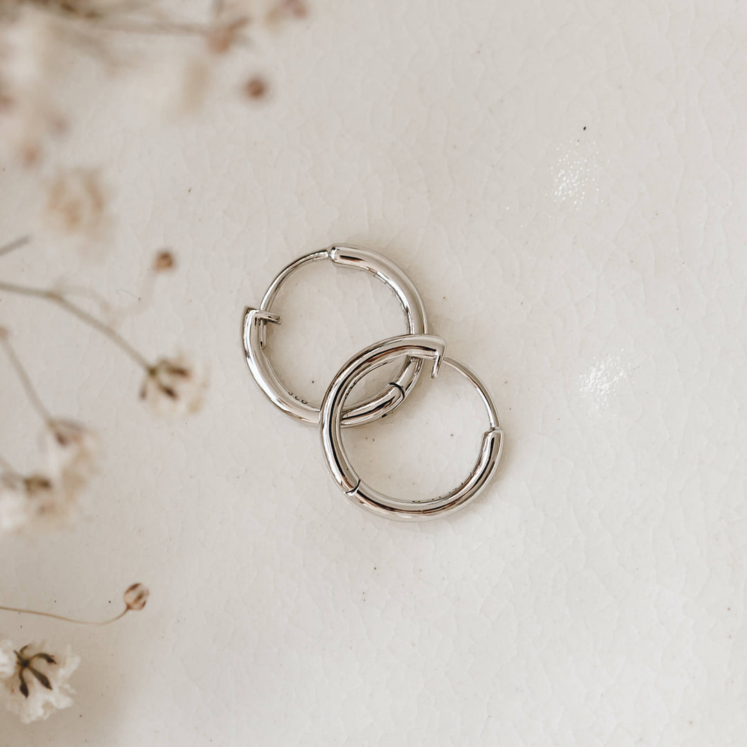 Gold Huggie Earrings - Kirsten