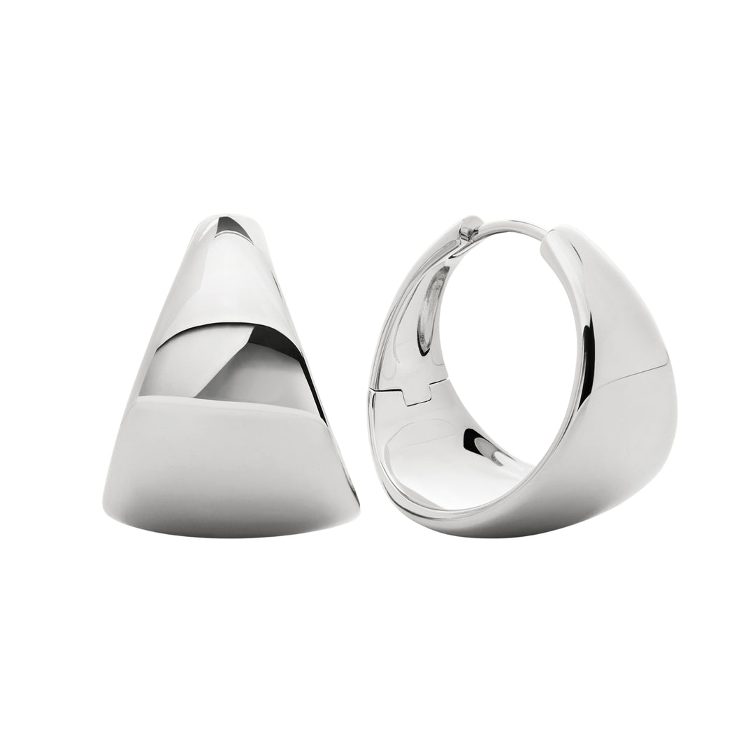 Tapered Small Hoop Earrings