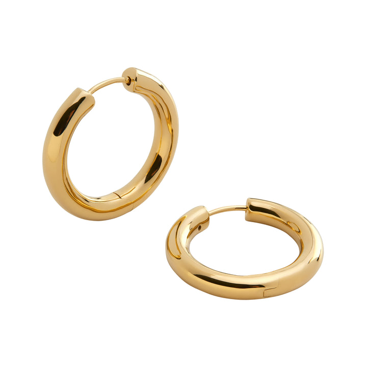 Click Medium Hoop Earrings