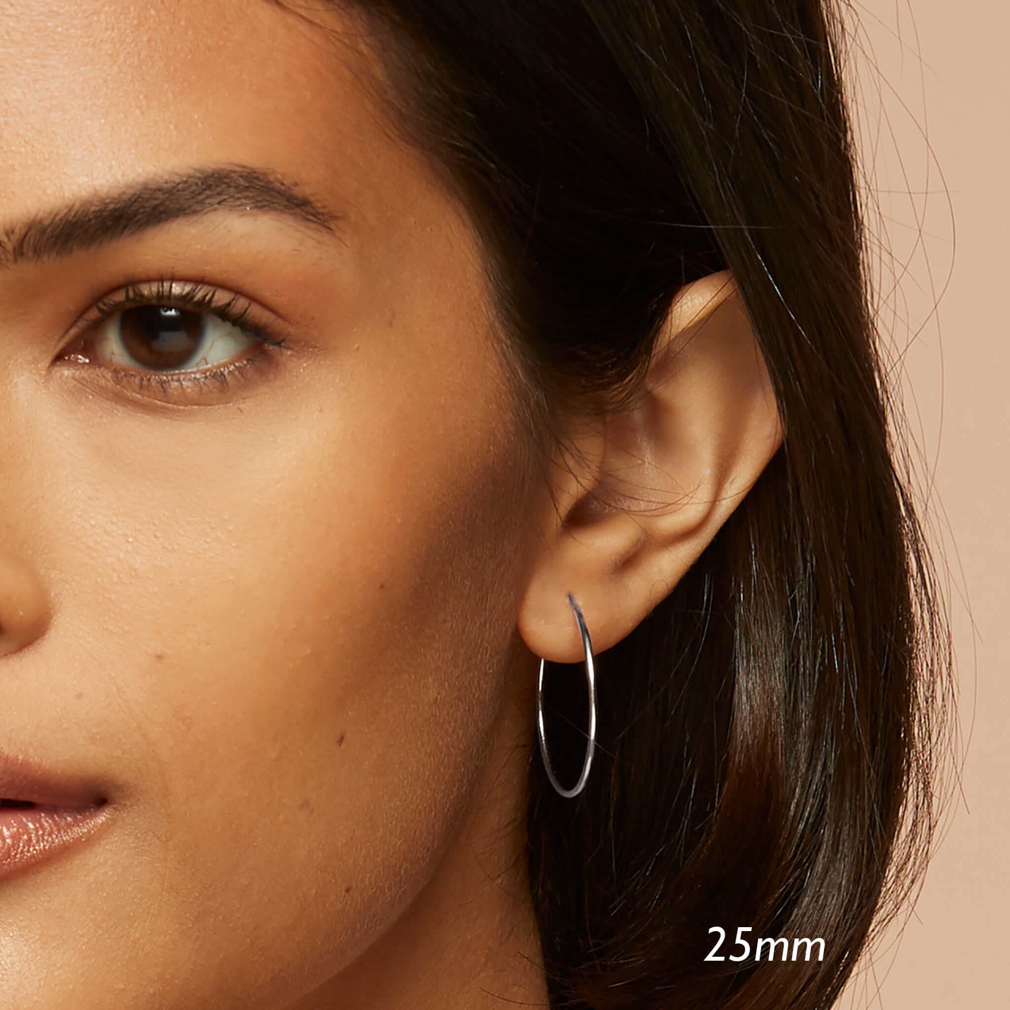 14k Gold Hoops 10mm - Sonia