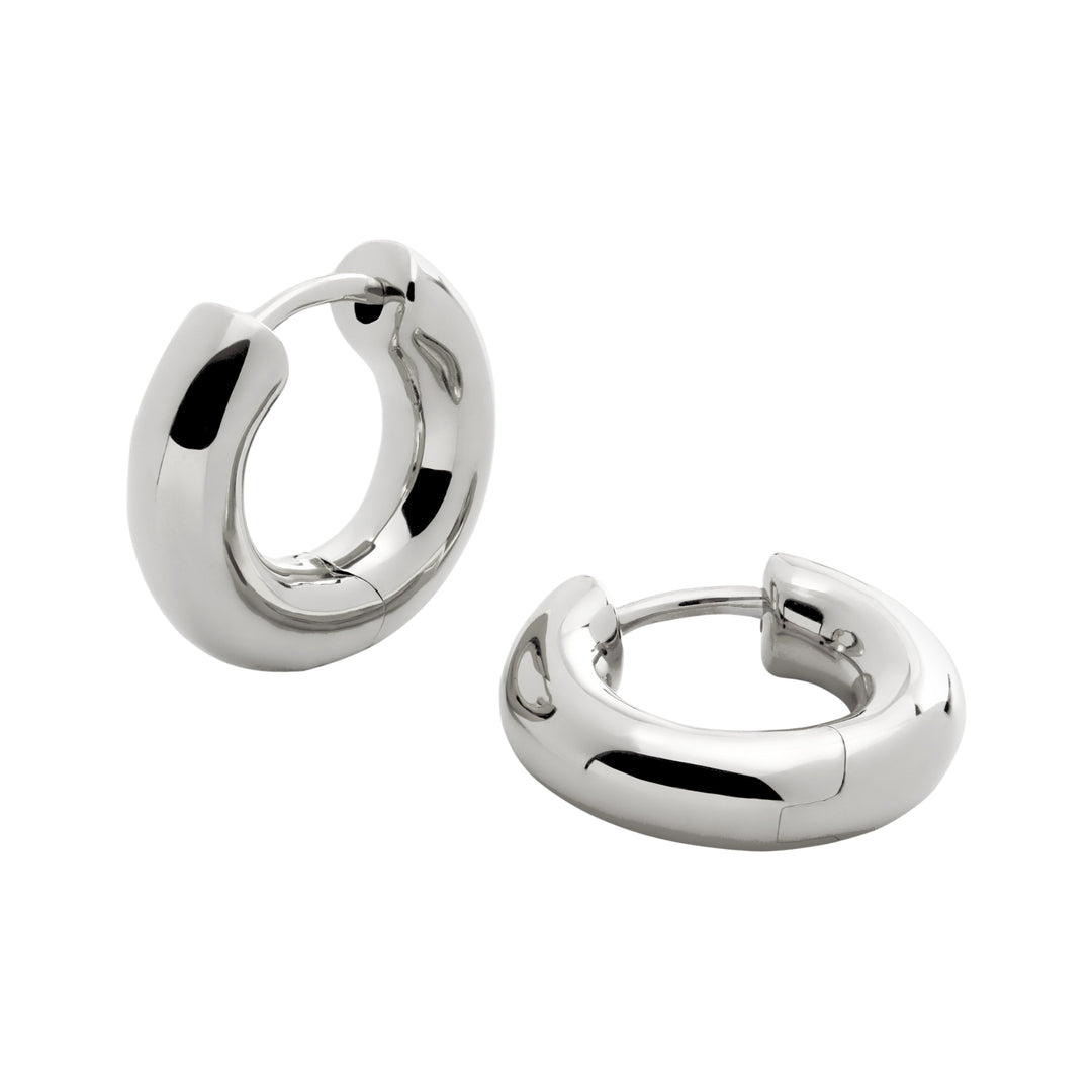 Click Medium Hoop Earrings