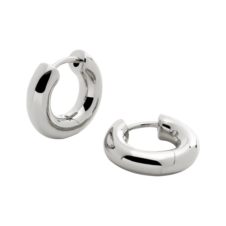Click Medium Hoop Earrings
