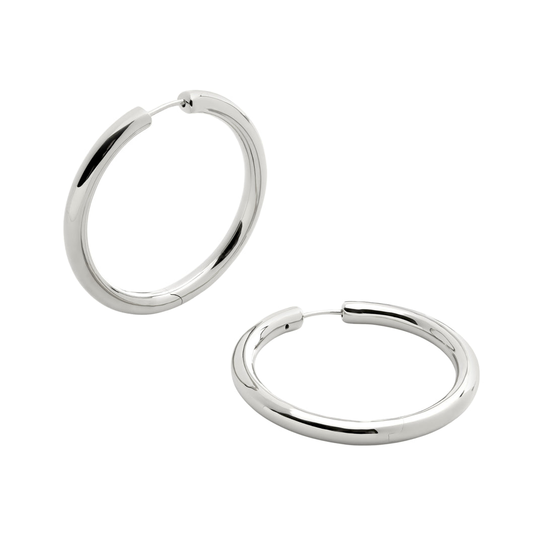 Click Medium Hoop Earrings