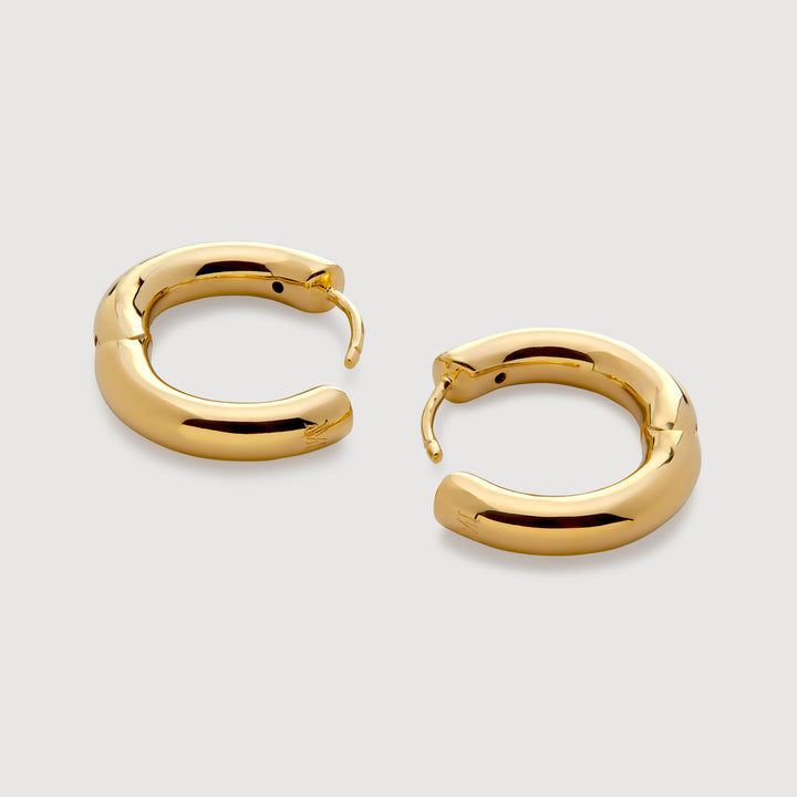 Click Medium Hoop Earrings