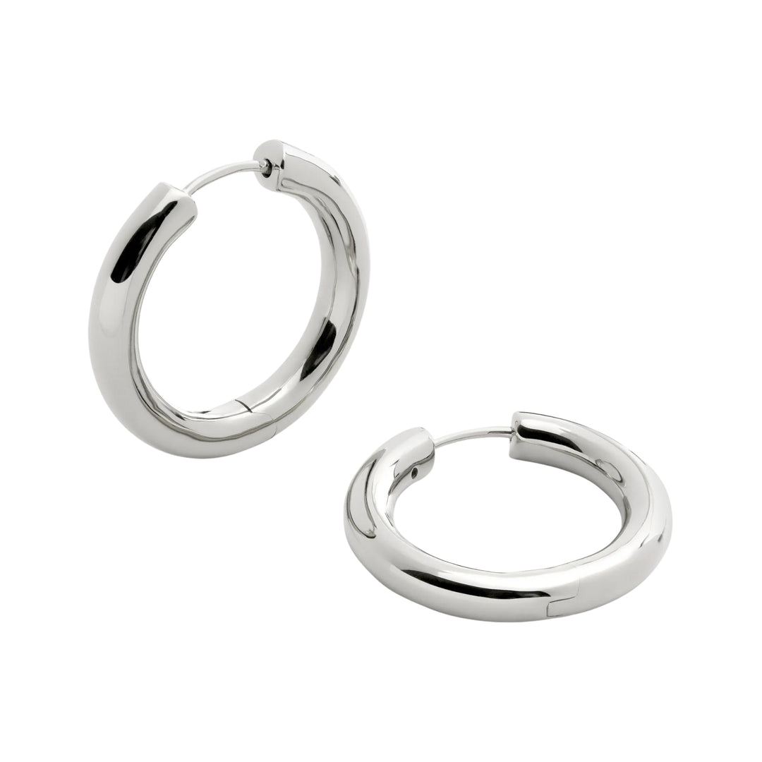 Click Medium Hoop Earrings