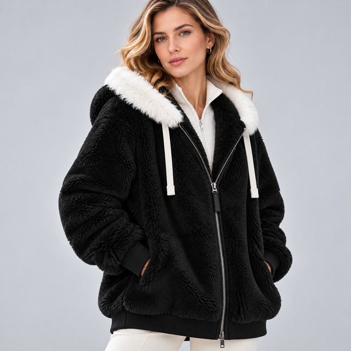 Sofia | Elegant Multicolor Warm Puffer jacket