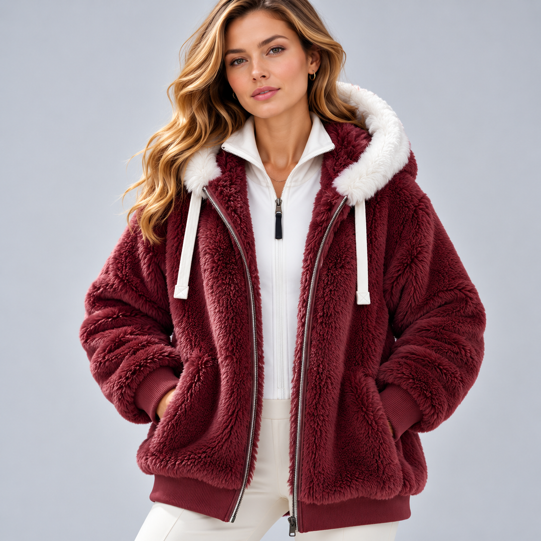 Sofia | Elegant Multicolor Warm Puffer jacket