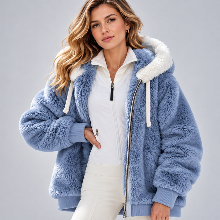 Sofia | Elegant Multicolor Warm Puffer jacket