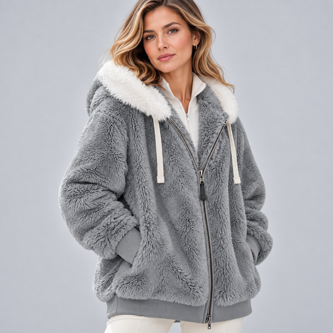 Sofia | Elegant Multicolor Warm Puffer jacket