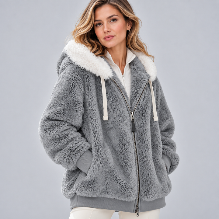 Sofia | Elegant Multicolor Warm Puffer jacket