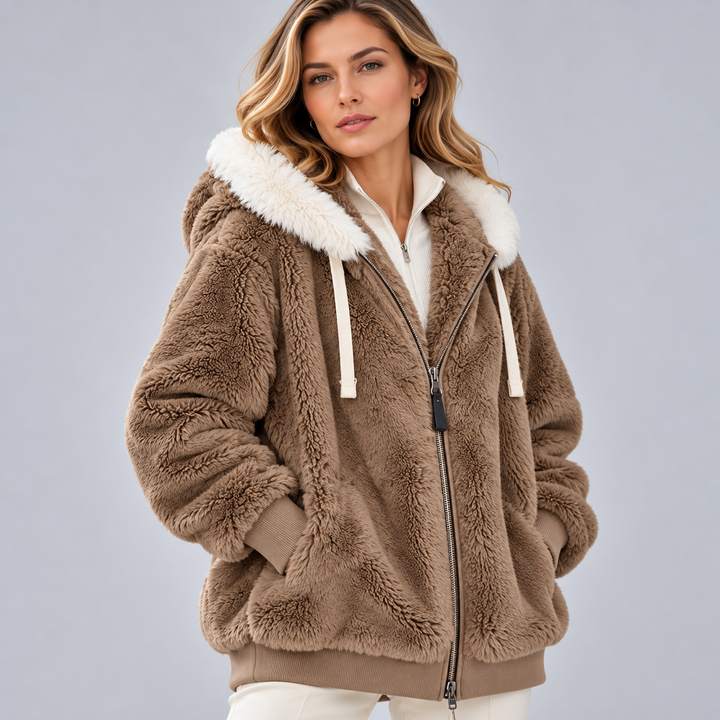 Sofia | Elegant Multicolor Warm Puffer jacket