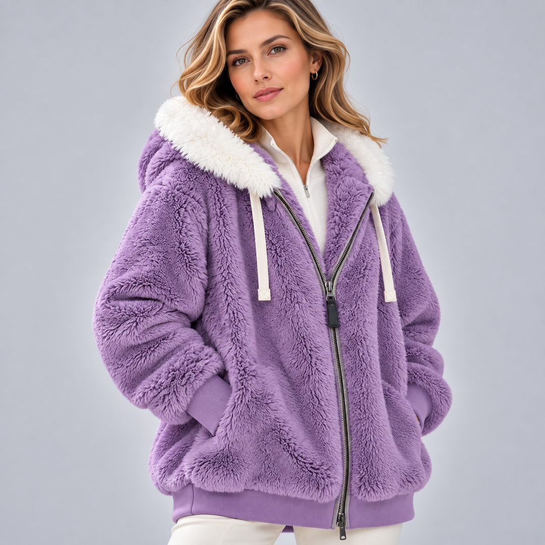 Sofia | Elegant Multicolor Warm Puffer jacket