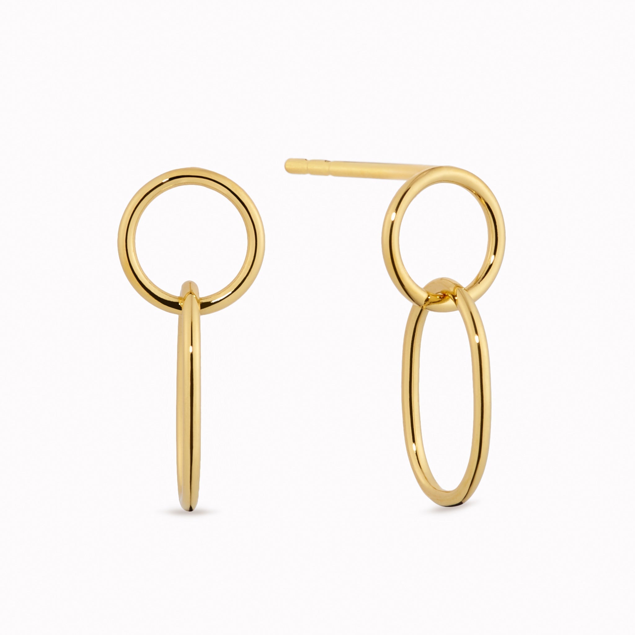 Gold Dangle Earrings - Asta
