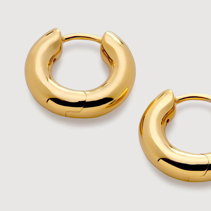 Click Medium Hoop Earrings