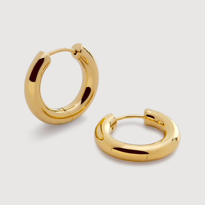 Click Medium Hoop Earrings