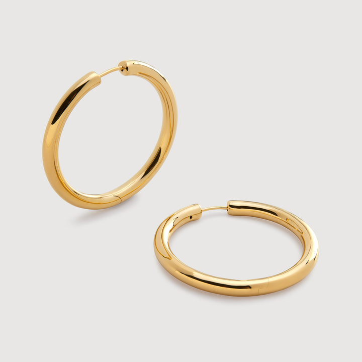 Click Medium Hoop Earrings