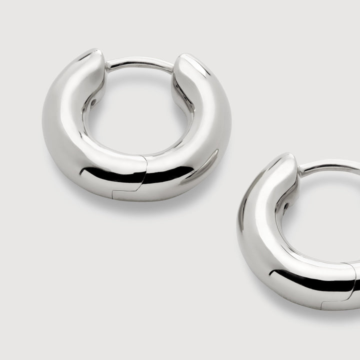 Click Medium Hoop Earrings