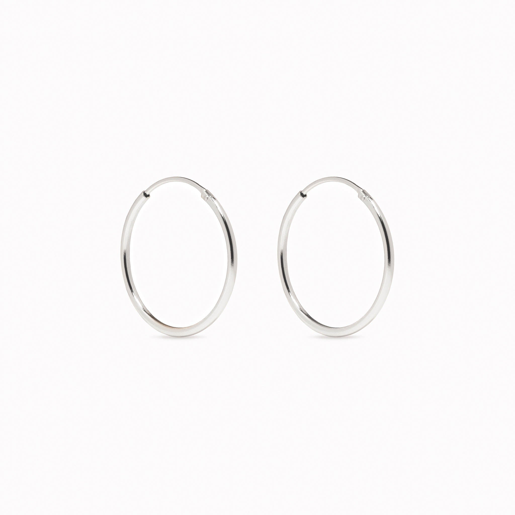 14k Gold Hoops 10mm - Sonia