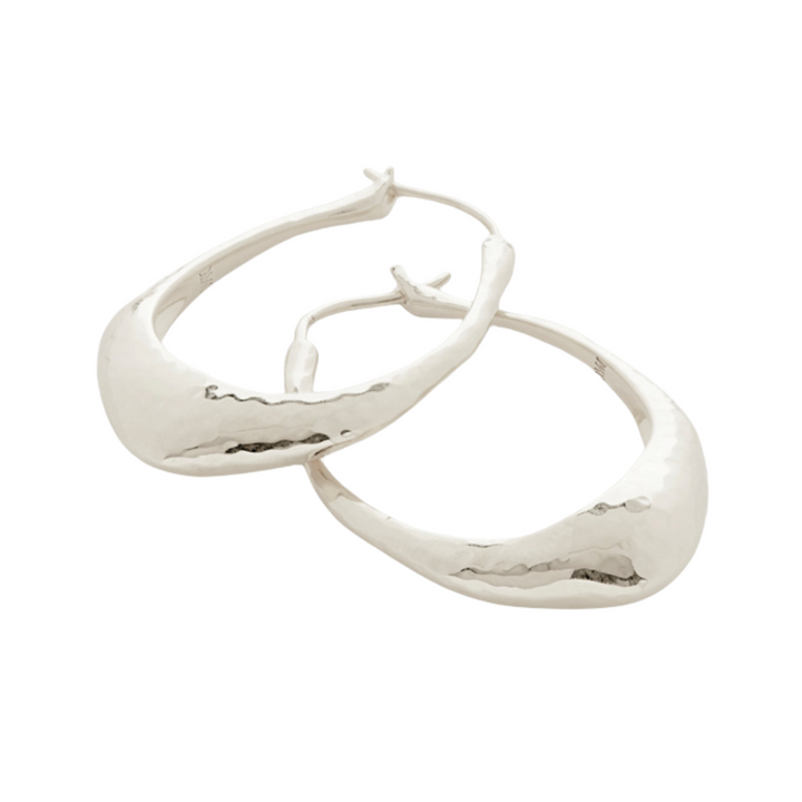 Deia Medium Hoop Earrings