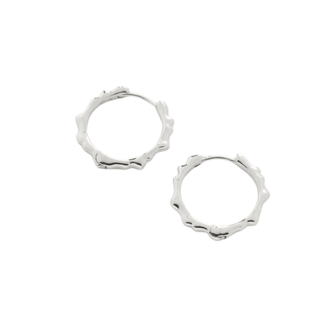 Siren Muse Ripple Small Hoop Earrings
