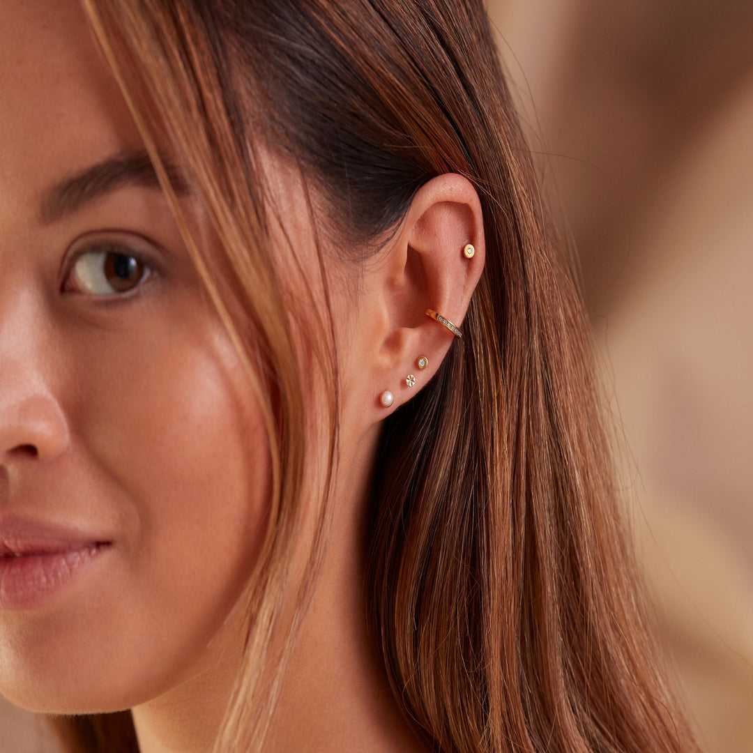 Mini Pearl Stud Earrings