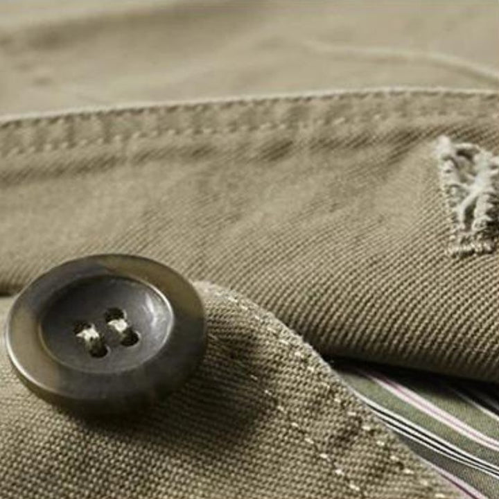 Enkeltradet blazer herre med albuelapper