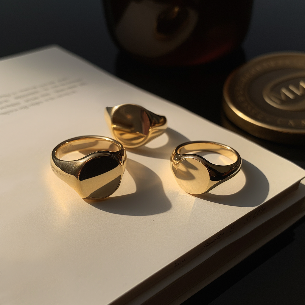 ROUND SIGNET RING