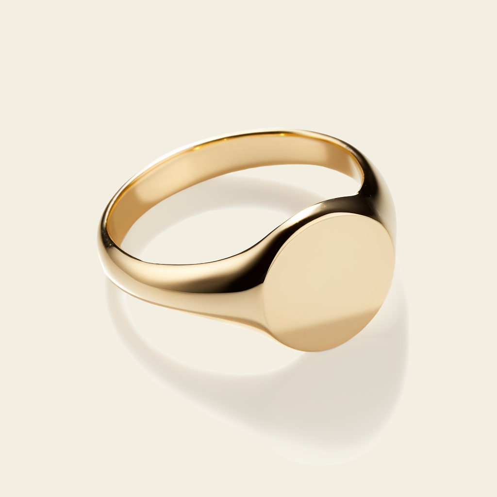 ROUND SIGNET RING