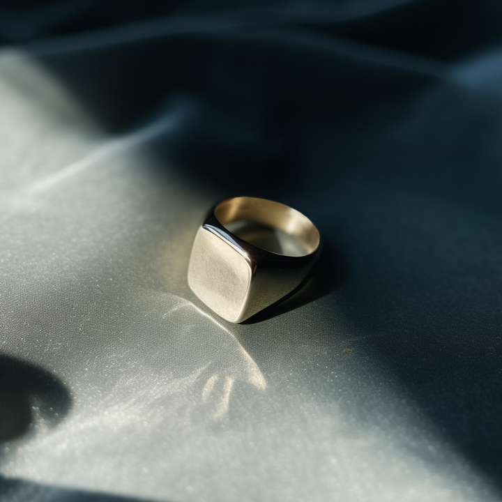 SQUARE SIGNET RING