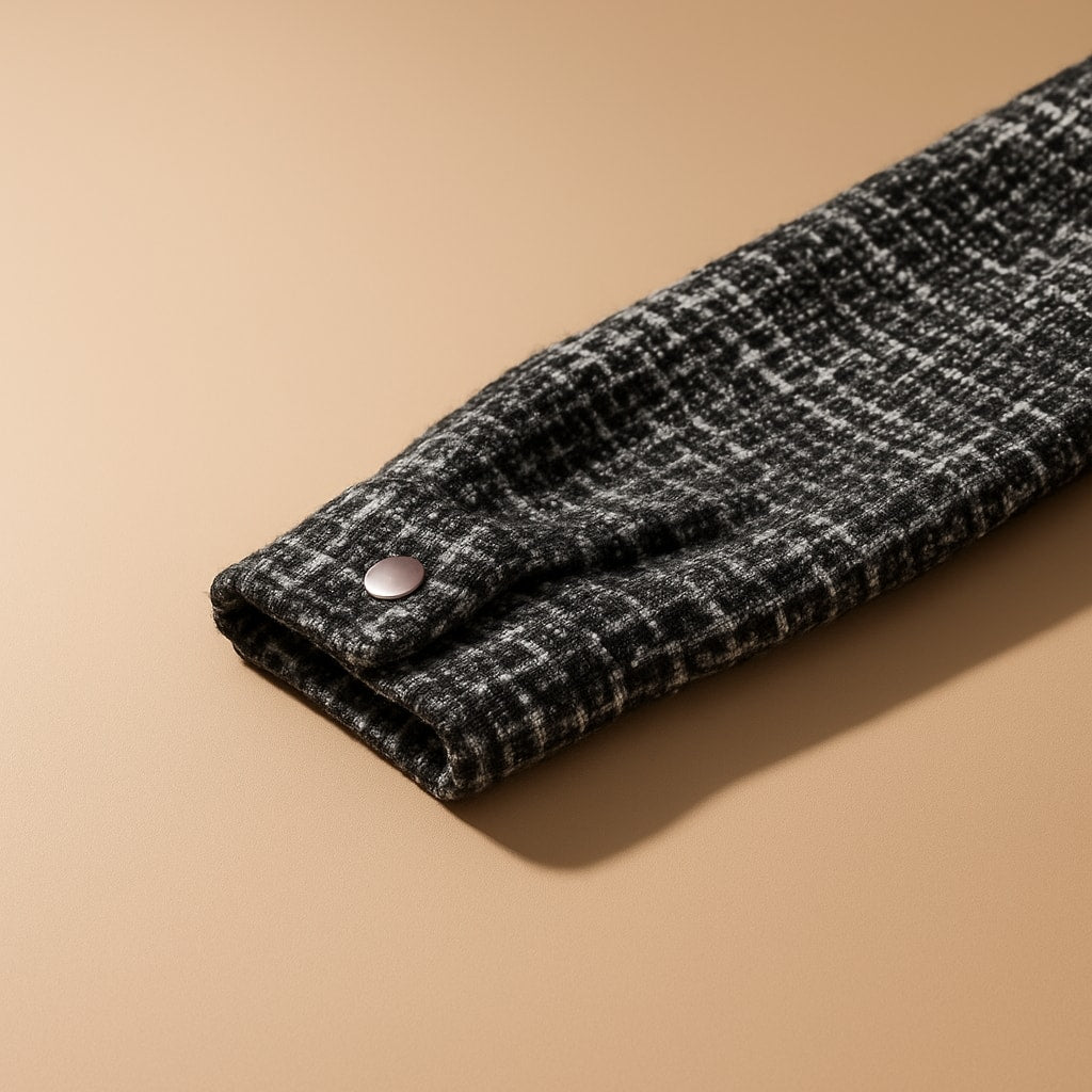 Ternet overshirt herre i bomuldstweed