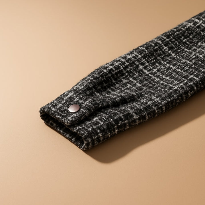 Ternet overshirt herre i bomuldstweed